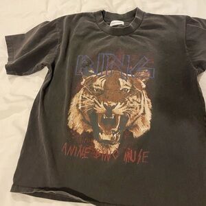 ANINE BING Tiger Graphic T-Shirt - Black